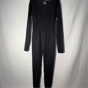 Black Long Sleeve Shapewear Bodysuit